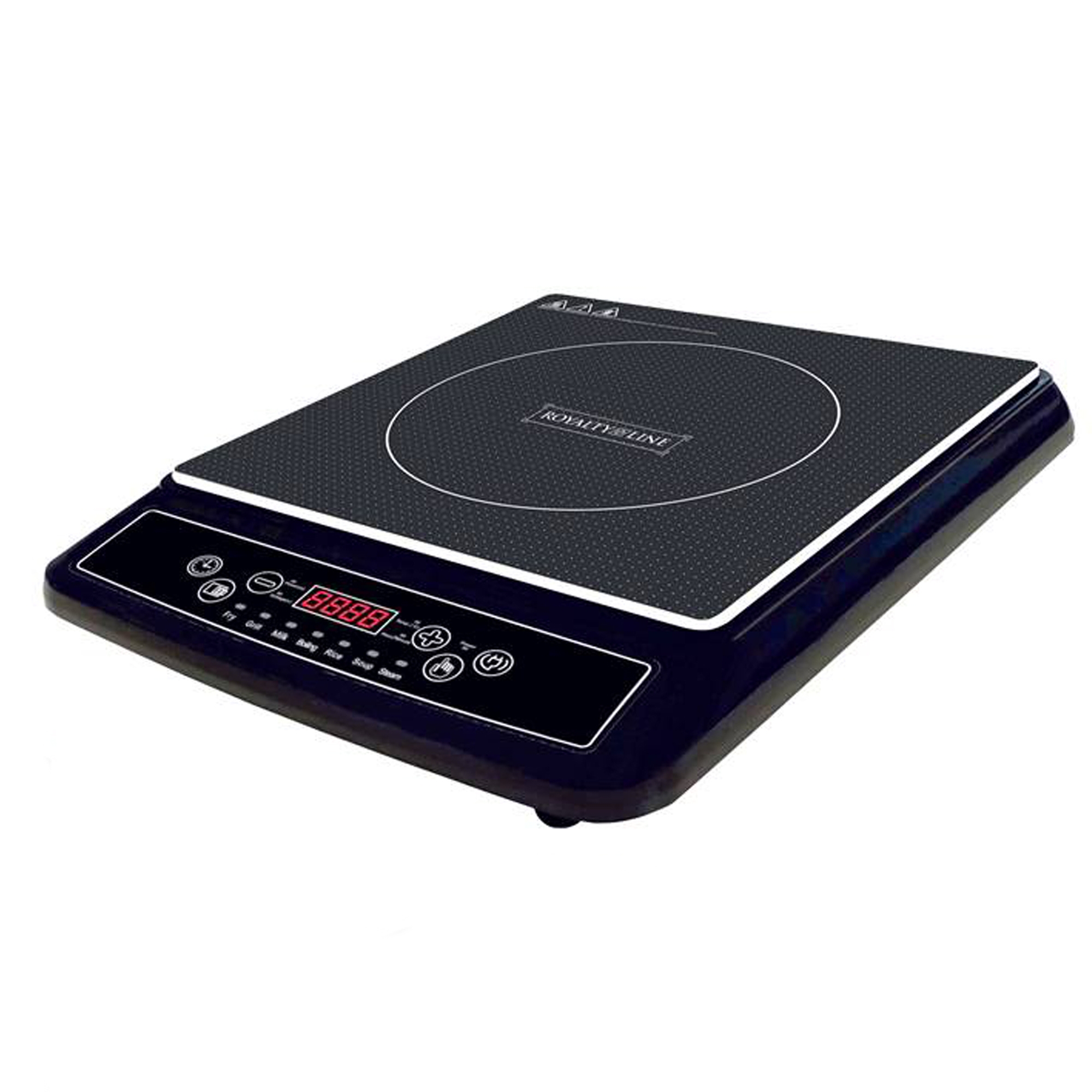 Product Image for Plita cu inductie, 2000W, 80°C- 270°C, placa crystal, timer, LED, negru - Royalty Line